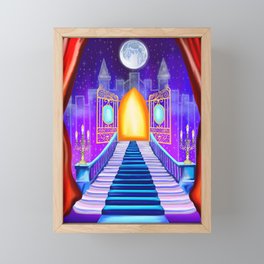 Operatic Heavenly Staircase Path Framed Mini Art Print
