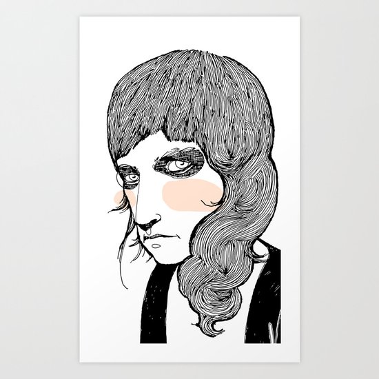 Plain Patti Art Print