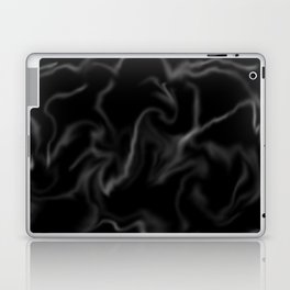 Minimalist Black Marbling Design Laptop Skin