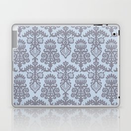 Strawberry Chandelier Pattern 547 Gray and Blue Laptop Skin