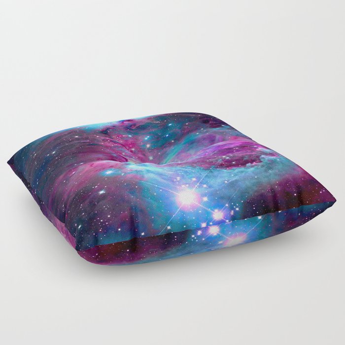 Orion Nebula Bright Unicorn Floor Pillow