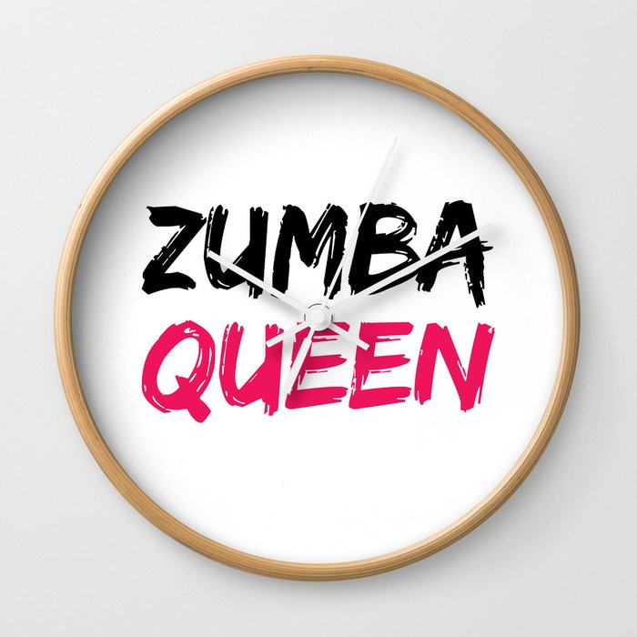 Zumba Queen Wall Clock