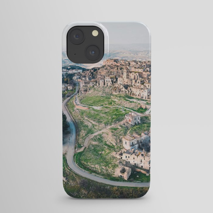 Abandoned Ghost Town Craco in Italy iPhone Case