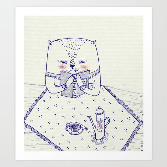 lovely sunday afternoon Art Print