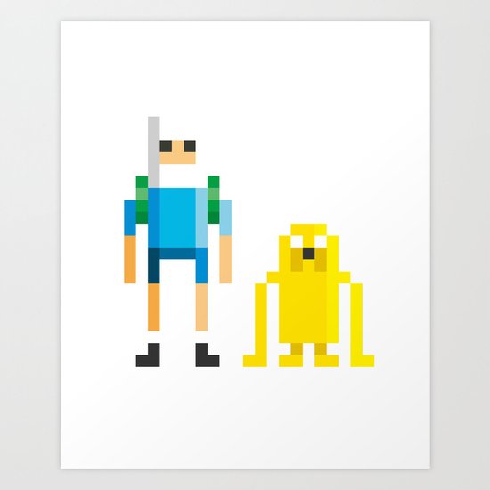 Finn & Jake Art Print
