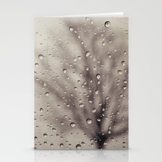 Rain Stationery Cards
