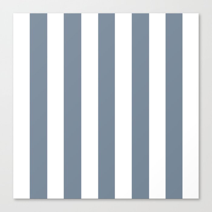 Light Slate Gray Solid Color White Vertical Lines Pattern Canvas Light Slate Gray Solid Color White Vertical Lines Pattern Canvas Print By Makeitcolorful Society6