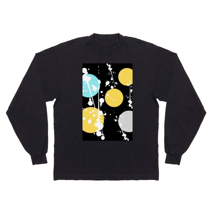 Abstractionism. Circles and Paint. Long Sleeve T Shirt