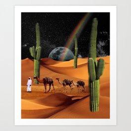 Desert Daze Art Print