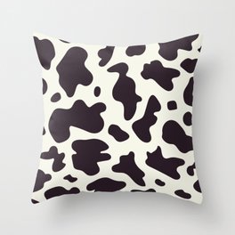 Black and white Cow Pattern Throw Pillow