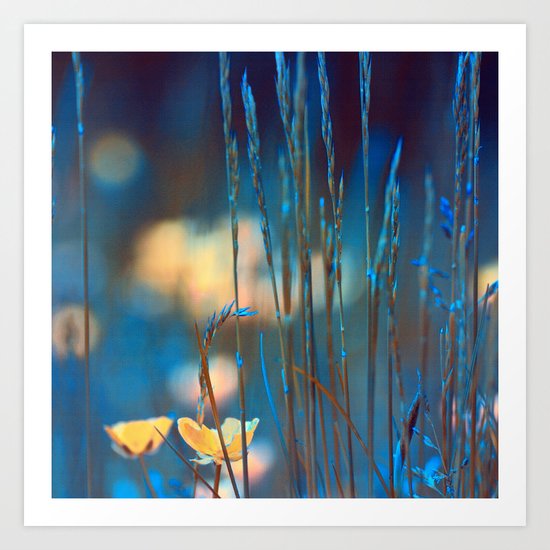 Blue dusk. Art Print