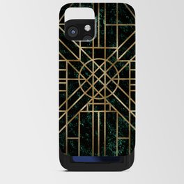 Art Deco design - velvet geo III iPhone Card Case