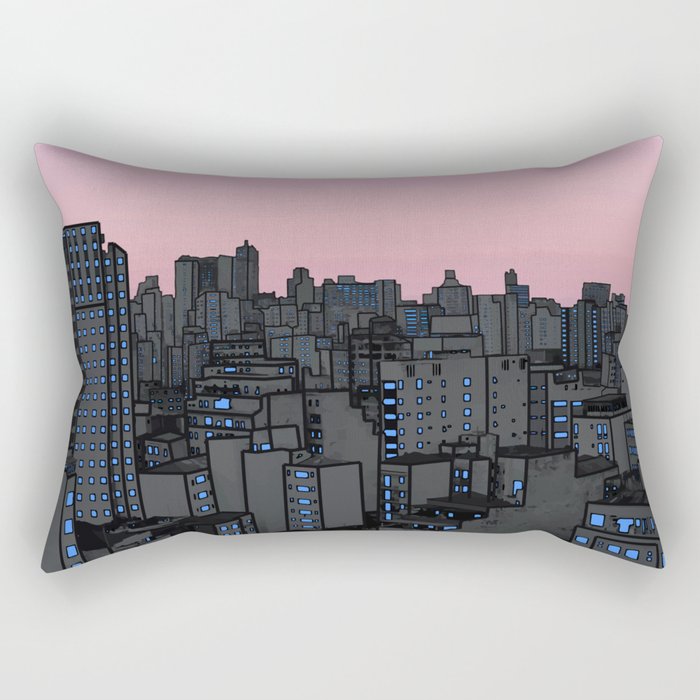 Skyline IV Rectangular Pillow