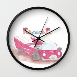 Racecar Wall Clock