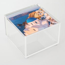 Santorini, Greece. Acrylic Box