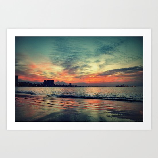 In Beetween Night & Day Art Print