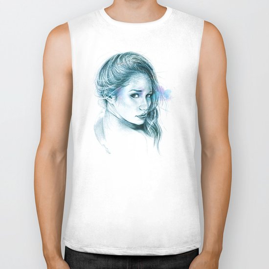 Look away, look away... | blue Biker Tank