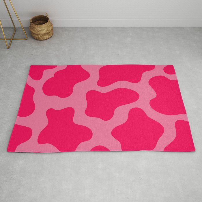 Cute Pink Cow Print Wrapping Paper by Aesthetic Wall Decor by SB