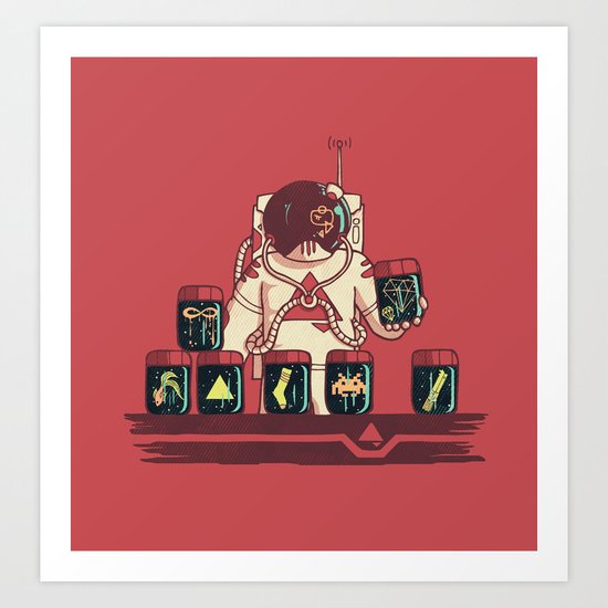 Kleptonaut Art Print