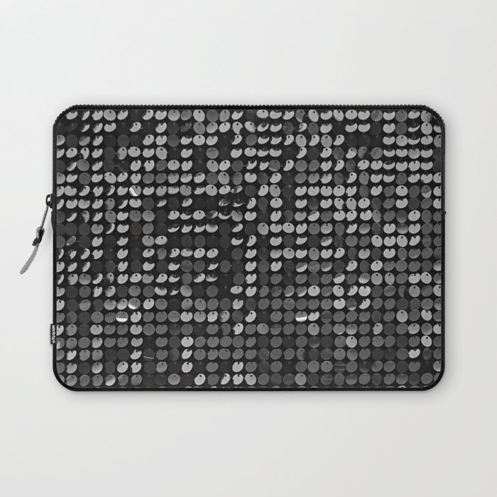 Metallic reflections in silver  Laptop Sleeve