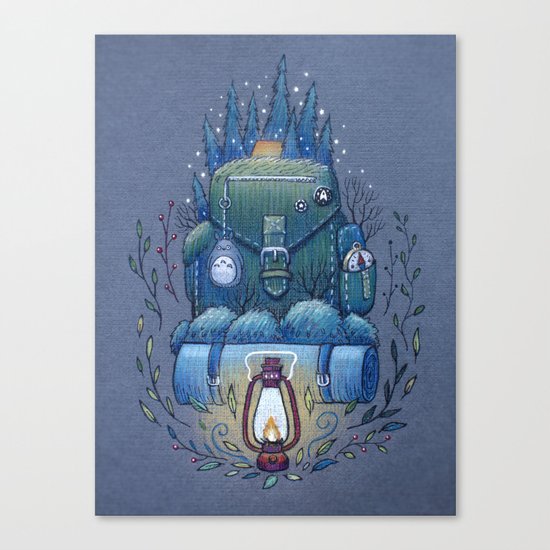 Backpack Canvas Print