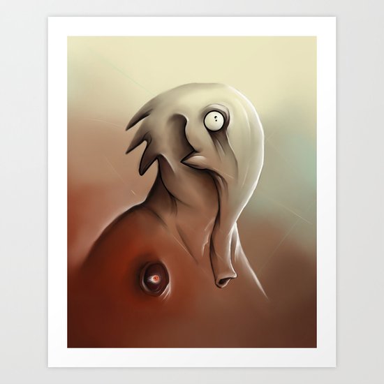The inner voice Art Print