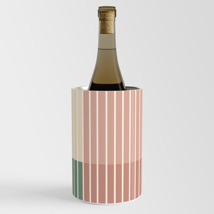 Color Block Line Abstract XXIII Wine Chiller