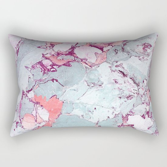 Marble Art V13 #society6 #pattern #decor #home #lifestyle Rectangular Pillow