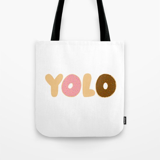 YOLO Donuts Tote Bag