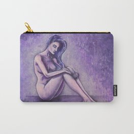 Purple Touch / Nude Woman Series Carry-All Pouch
