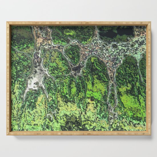 Digital Forest Serving Tray By Mariajuliabastias Society6