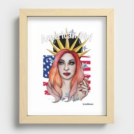 "American Girl" by Bonnie McKee Recessed Framed Print