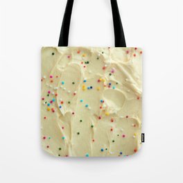 Vanilla Cake Frosting & Candy Sprinkles Tote Bag
