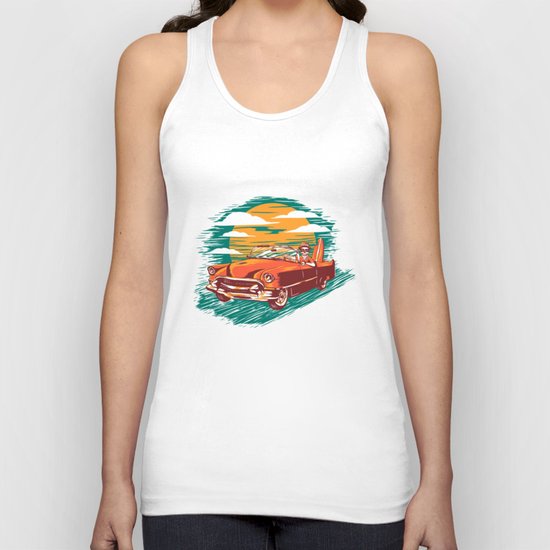 summer ride Unisex Tank Top