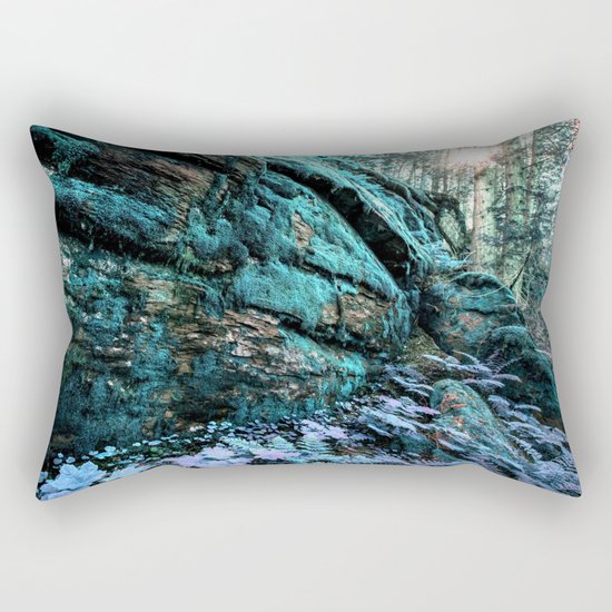 Enchanted Forest Wall Rectangular Pillow