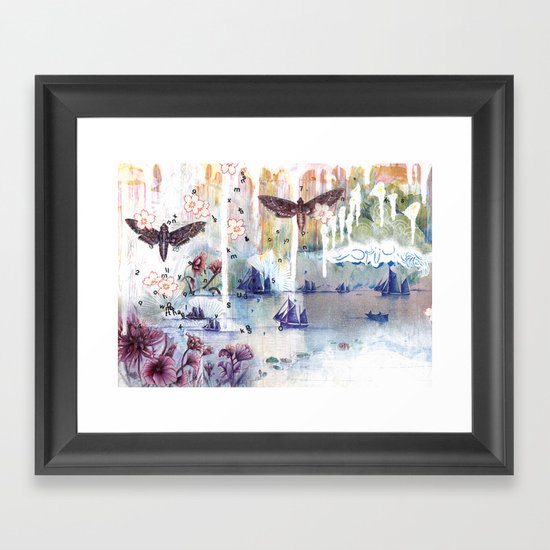 When Words Are Silent Framed Art Print