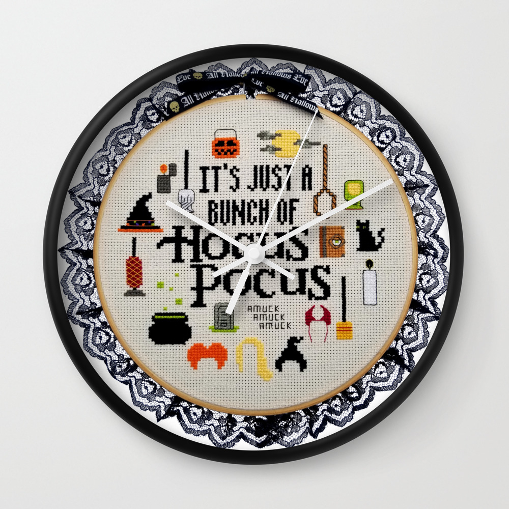 embroidery clock