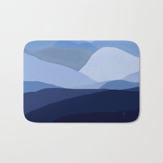 Blue C. Montains Bath Mat