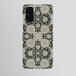 Black and White Floral Android Case