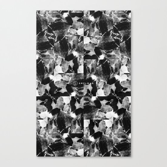 smplmag marble pattern Canvas Print