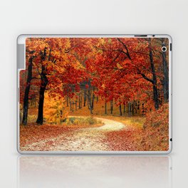 Autumn Road Laptop & iPad Skin