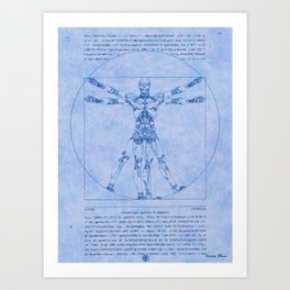 Proportions of Cyberman Art Print