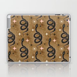 Slither Through The Stars Gold Laptop Skin