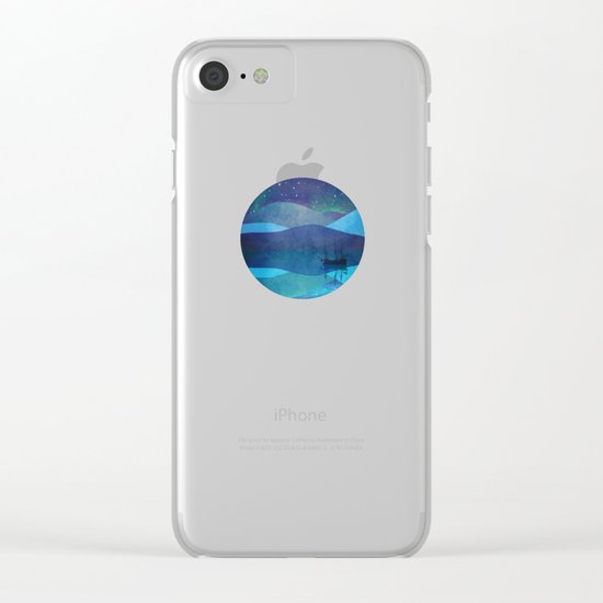 The North Pole Clear iPhone Case