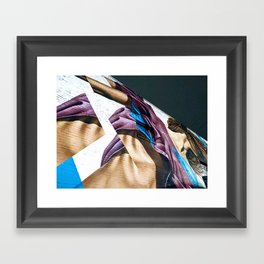 into the darkness Framed Art Print