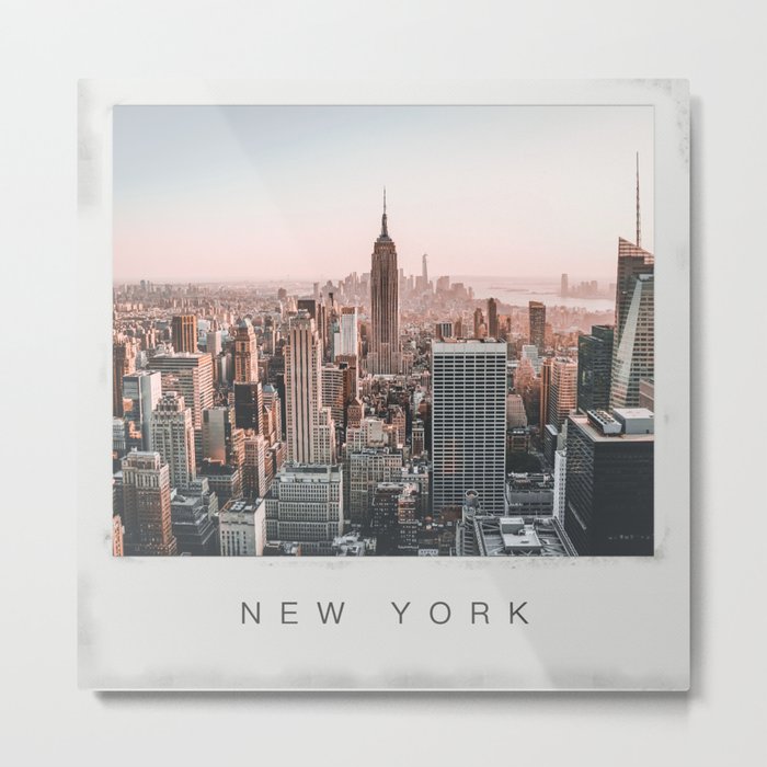 New York City Manhattan skyline Metal Print