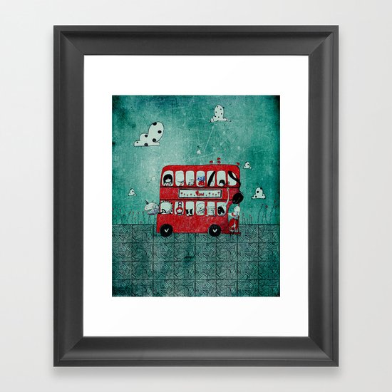 Road to heartland Framed Art Print