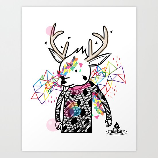 WWWWWWW OF PAUL PIERROT STYLE Art Print
