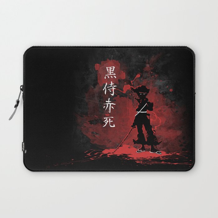 Black Samurai Red Death Laptop Sleeve