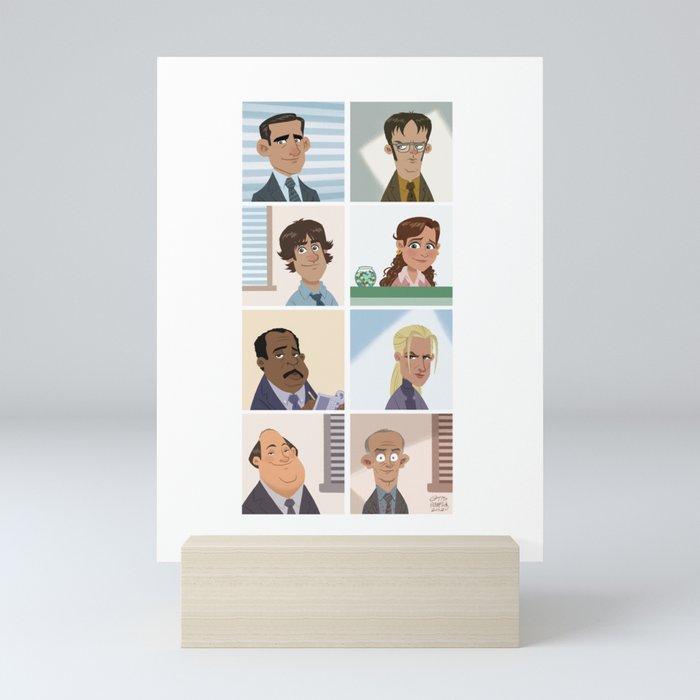 Employees (Portrait) Mini Art Print